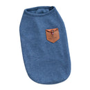 2pcs Cute Dog Korean Style T-shirt Clothes Summer Vest Puppy Costumes S L