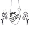Party Earring,Women Hook Dangle Handmade Cat Gear Earrings