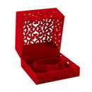 Hollow Engagement Wedding Jewelry Box Holder Display Gift Bracelet box Red