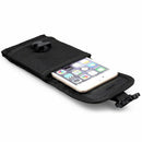 Cell Phone Pouch Case Belt Bag For Smartphone 5.5inch Black