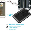 2 in 1 Wireless Bluetooth 4.2 Transmitter Receiver 3.5mm Audio Adapter