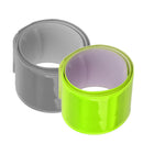 8pcs Reflective Strap Safety Band Bracelet Night Cycling Ride White&Yellow