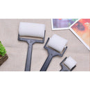 3pcs White Sponge Brush Foam Painting Roller Brush Kids Craft Tool Drawing MO