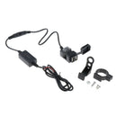 Safety Double USB Handlebar Phone Charger Adapter E-bike Socket Quick Charge 9V