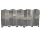 10 PCS Plates Outdoor Foldable Camping Cooking Cooker Gas Stove Wind Shield hft
