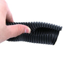 10 Ft 1 inch Split Wire Loom Conduit Polyethylene Tubing Black Color Sleeve M2R9