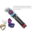 10pcs Fishing Rod Belts 20cm Nylon Reusable Fishing Rod Tie Fastening Strap A