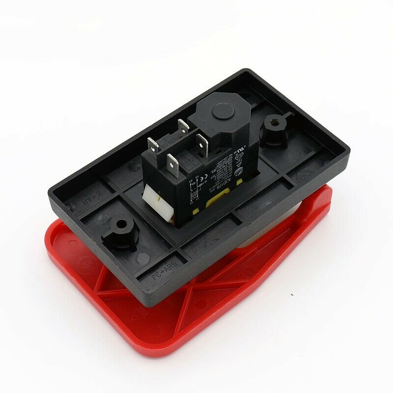 Off-On Red Cover Emergency Stop Push Button Switch 16A Power-Off/Undervolta N2P3