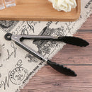 silicone food clip food grade barbecue plier stainless steel handle cooking  Bj
