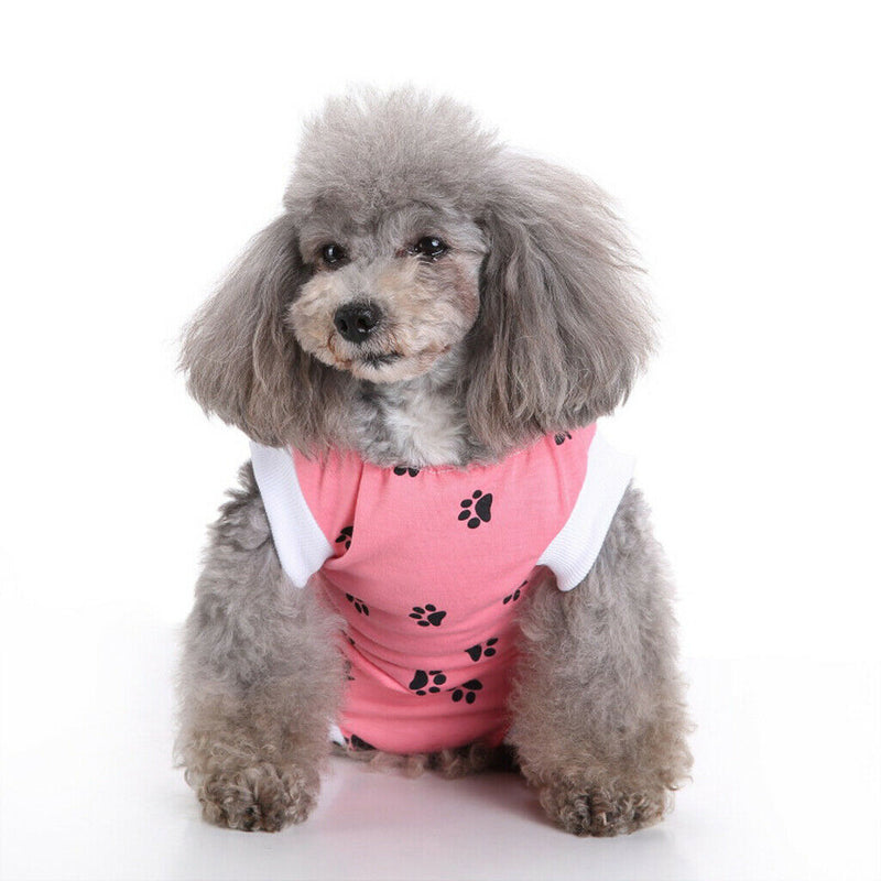 2 PCS Pet Recovery Suit for Abdominal Wounds or Skin Diseases, E-Collar