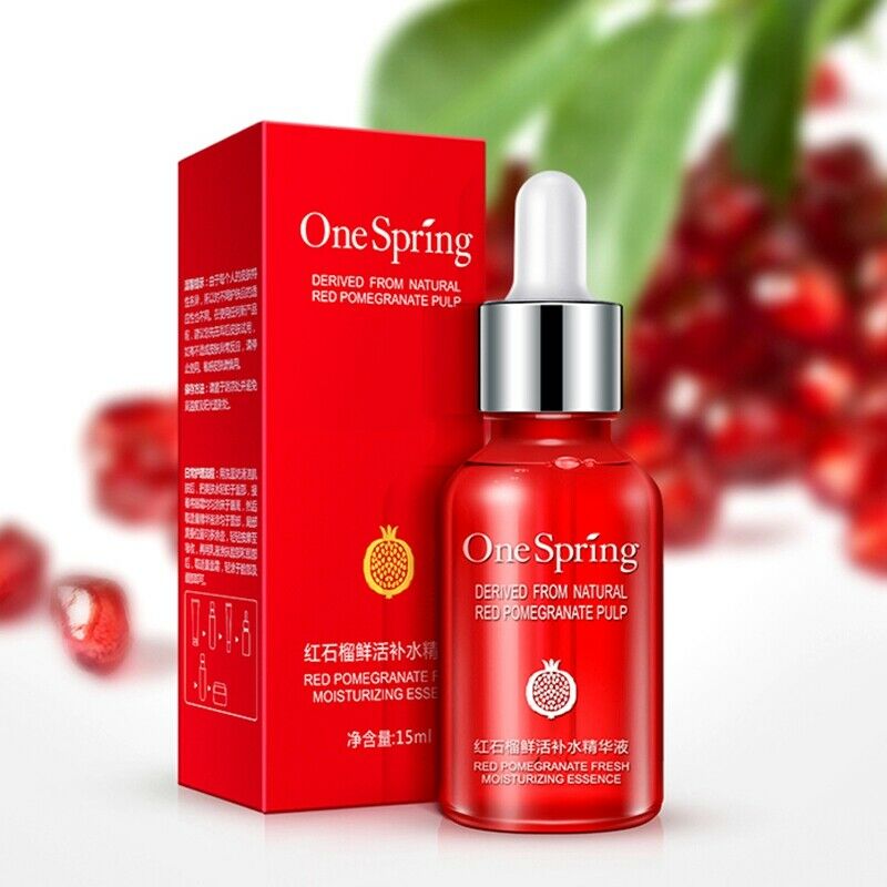 One Spring Red Pomegranate Hydrating Essence Liquid Moisturizing Nourishing T4D9