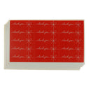 75Pcs/Set Thank You Red Label Stickers For Gift Cake Baking Sealing Hang Tag ME