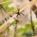 Halloween Spider Web Props Home Party Bar Decoration Stretchy Cobweb Spider J6T4