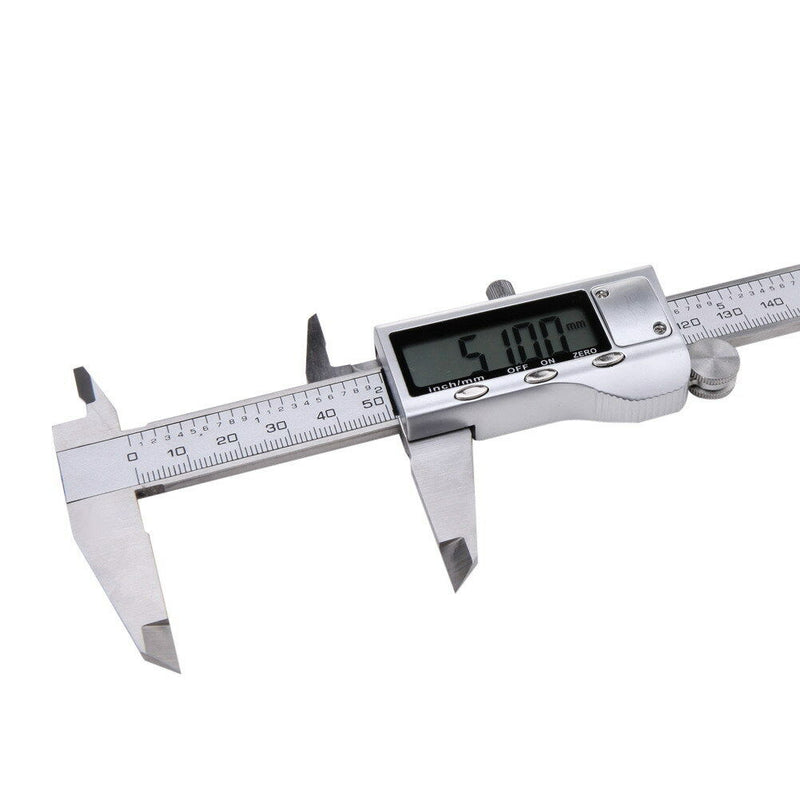 150mm/ 6inch Digital Electronic Gauge Stainless Steel Vernier Caliper Micrometer
