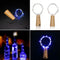 1.5m 15-LED Copper Wire String Light with Bottle Stopper Party Decor Lamp