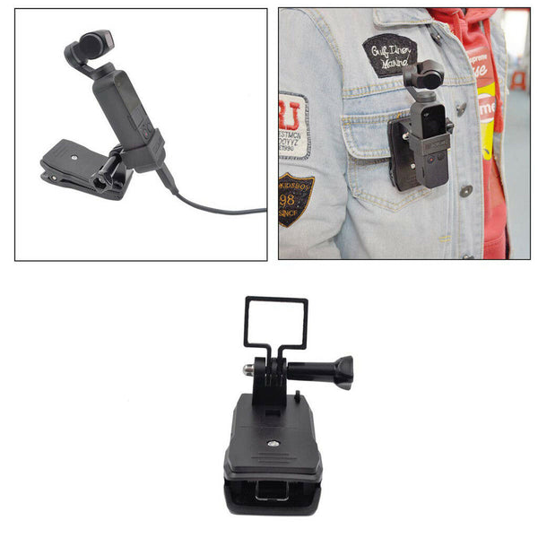 Expansion 1/4 inch Screw Adapter Bracket + Clip For DJI Osmo Pocket Gimbal