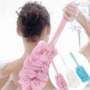 4X(Bath Brush Long Handle Scrub Skin Massage Bathing Feet Friction Brush BaP7A3)