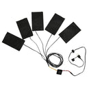 1to 5 USB Electric Heating Pads 8.5W Thermal Clothes Warmer Carbon Fibre Swit BX