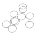 10pcs Stainless Steel Scuba Diving O Ring Water Sports Boat Keychain Keyring
