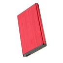 2x 2.5" Alloy USB 2.0 to SATA External HDD HD Hard Disk Drive Enclosure Case