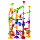 105 pieces fun Construction DIY Marble race of the race Labyrinth Balls tra