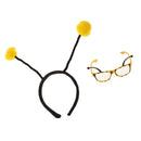 Funny Yellow Insect Bumble Bee Hair Band Glasses Glasses, The Party