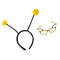 Funny Yellow Insect Bumble Bee Hair Band Glasses Glasses, The Party