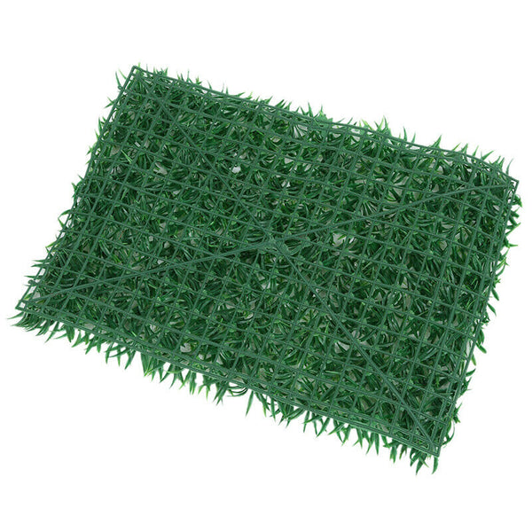 Plastic Aquarium Grass Lawn Artificial Landscape, Green