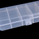 White Plastic Fishing Jig Box Insert Hook Storage Bait Lure 5 CompartmentsOZ