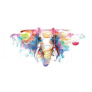 5D DIY Full Drill Diamond Painting Elephant Cross Stitch Embroidery 5pcs