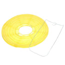 8 inch Round Chinese Paper Lantern DIY Paper Ball Lamp Party Decor (Yellow)