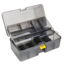Waterproof Fishing Tackle Box Durable Dual Layer Lures Bait Storage Case Plastic