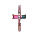 Engagement Ring For Women Unique Wedding Ring Art Deco Baguette Finger Ring