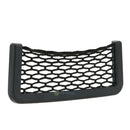 Universal Car Seat Side Back Net Storage Bag Phone Holder Pocket Organizer Black