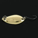 Spoon 006 6 pcs 2.5g 2.8cm Zinc alloy hard fishing bait spoon Seed bait wit