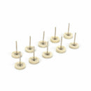 10PCS 45*25mm Wool Felt Polishing Disc Wheel Shank For Jewelry Metal Buffi PUB