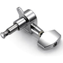 Acoustic Guitar Fully Enclosed Silvery Zinc Alloy Metal Machine Head Guitar