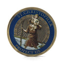 St.Christopher Patron Saint Of Traveler Commemorative Challenge Coin CollecM&O