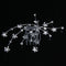 Bridesmaid Crystal Flower Hair Slide Comb Wedding Tiara Headpiece Jewelry
