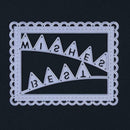 1pc Metal Wish Flags Square Dies Stencil Craft Embossing Cut Die For DIY