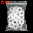 25 X Plastic Domestic Sewing Machine Empty Bobbins for Brother Janome New