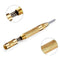 6PCS Steel Step Drill Hex Shank Set with Aluminum Case,Double Cutting Blades &