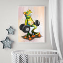 5D DIY Full Drill Diamond Painting Fitness Frog Embroidery Mosaic Craft Kit