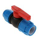 2pcs PE Plastic Valve Straight Valve Plastic Core 32mm