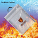 Fireproof Document Bag Holder Pouch Home Office Safe Bag Fire Water Resista