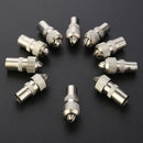 10pcs (5 x Male, 5 x Female)TV Aerial Coaxial Cable Connectors Adaptor
