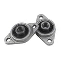 2Pcs 8mm Bore Diameter KFL08 Pillow Block Bearing Flange Rhombic Bearings SE