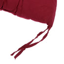 Soft Cotton Seat Cushion Winter Home Office Bar Chair Cushion(Wine Red)