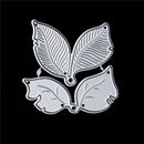 2pcs/set Leaves Metal Cutting Dies Stencils For Scrapbooking DIY Cards Making BX
