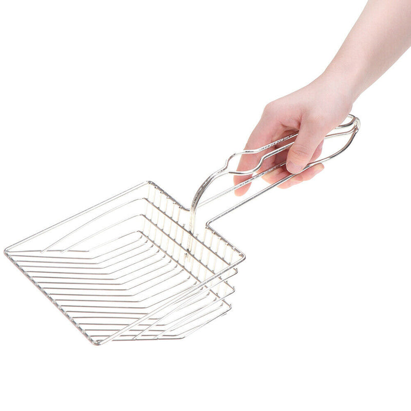 Cat Litter Scoop Metal Waste Scooper Poop Pet Sand Shovel Cleaning Tool OZ